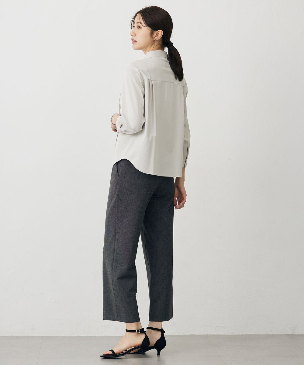 J.PRESS LADIES コンパクトトリコット シャツライク カットソー 