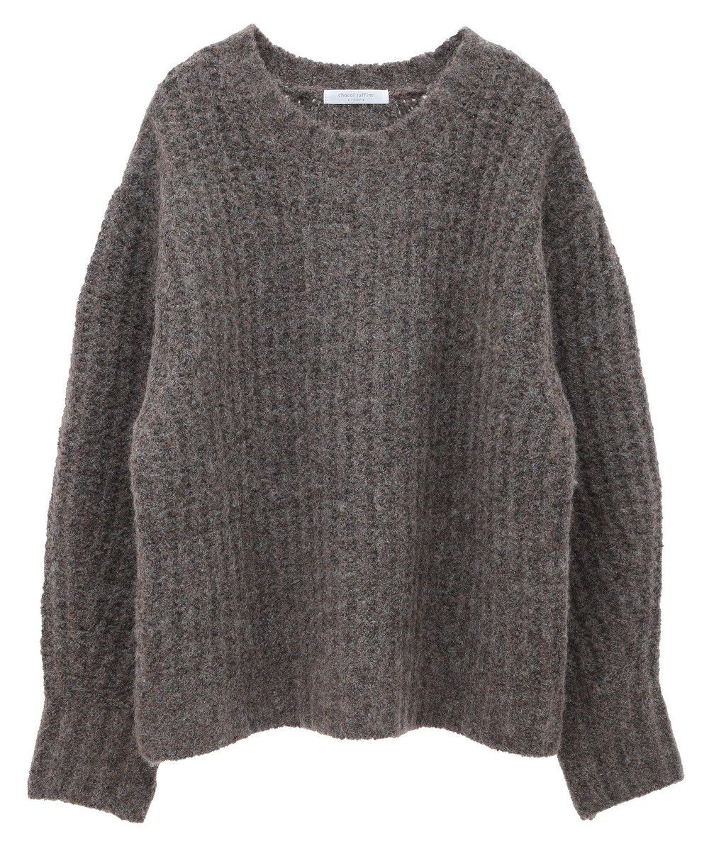 Green Parks ざっくりローゲージニットプルオーバー 