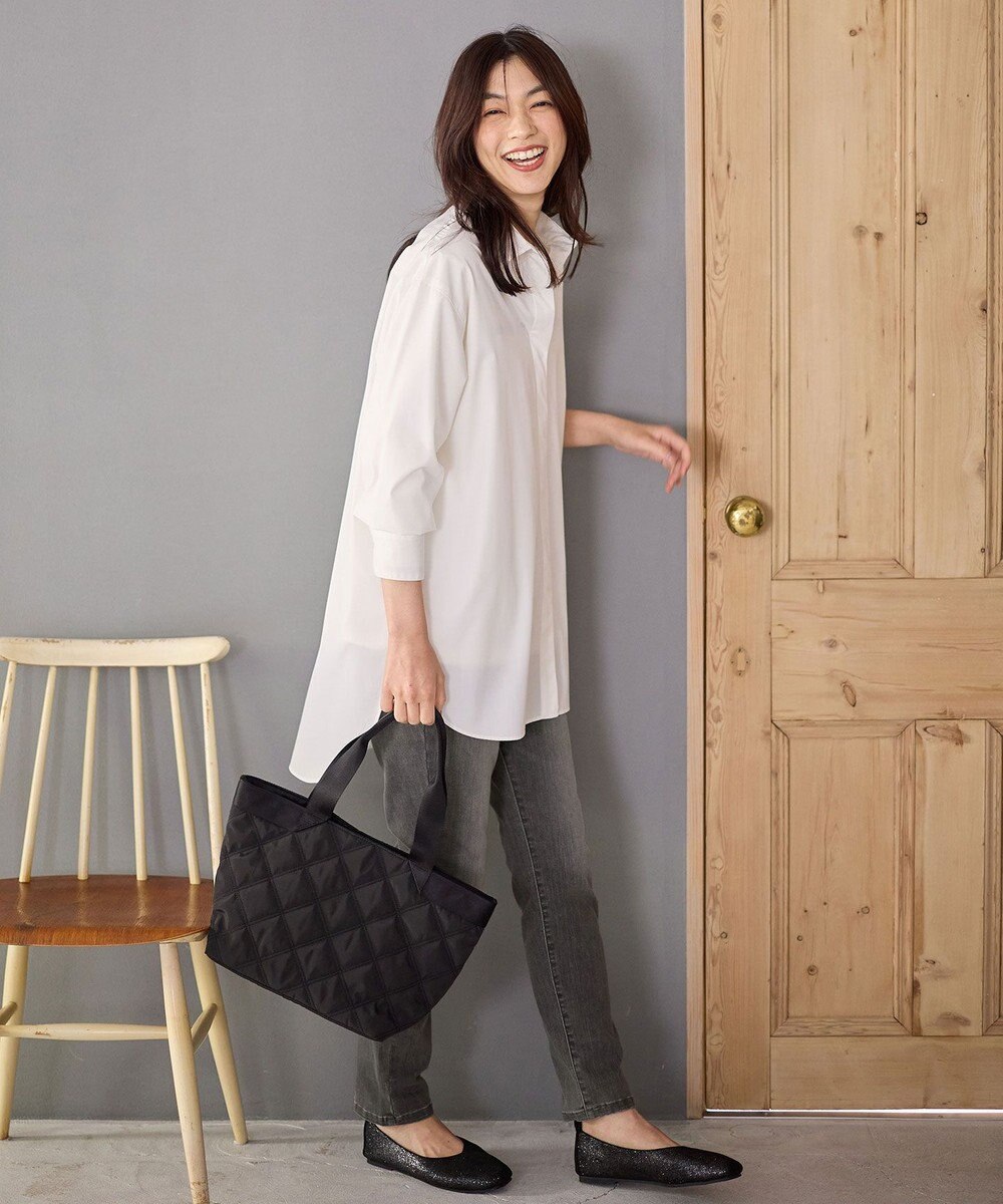 ANY L 【手洗い可能/抗菌防臭/UVカット/速乾】ロングシャツ 