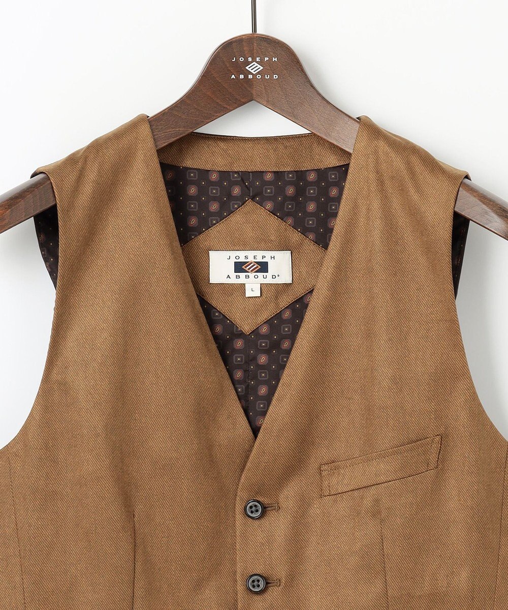 JOSEPH ABBOUD 【ストレッチ/スウェードタッチ/JAPANファブリック】コマ スウェード ベスト 