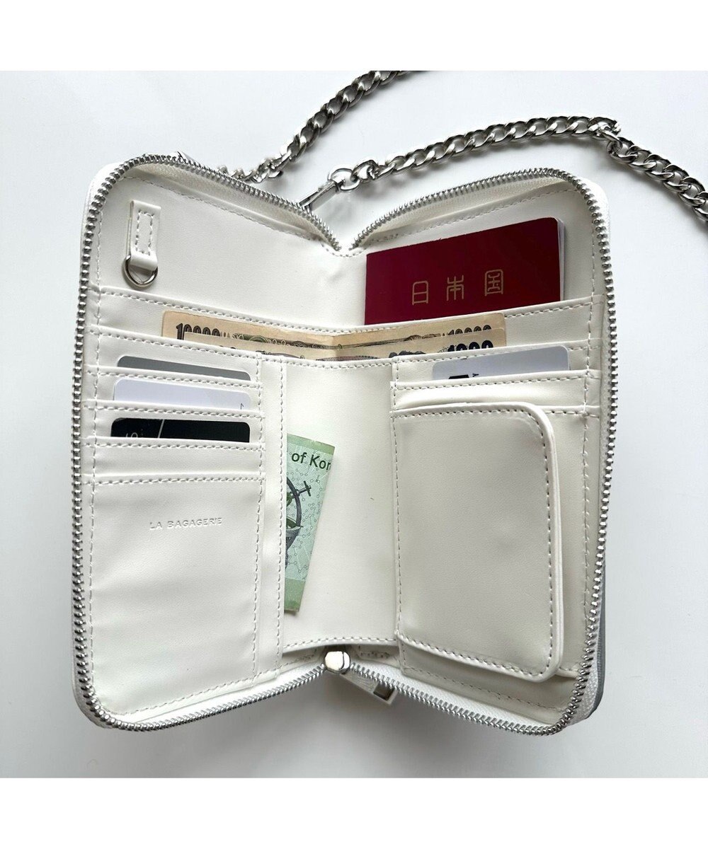 LA BAGAGERIE 【インスタグラマー Chiyoさん×LA BAGAGERIE】チェーンスマホショルダー 