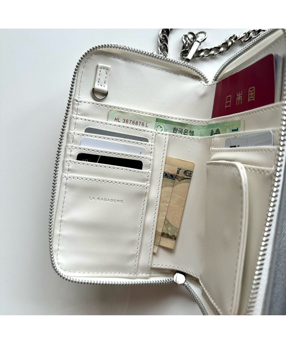 LA BAGAGERIE 【インスタグラマー Chiyoさん×LA BAGAGERIE】チェーンスマホショルダー 