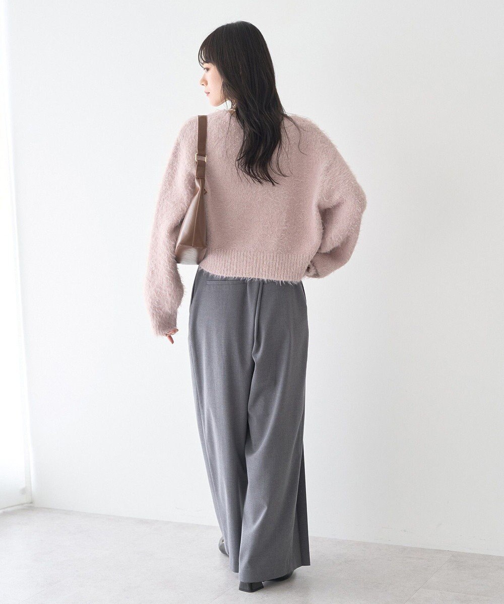 earth music&ecology ミックスカラーラメニットカーディガン 