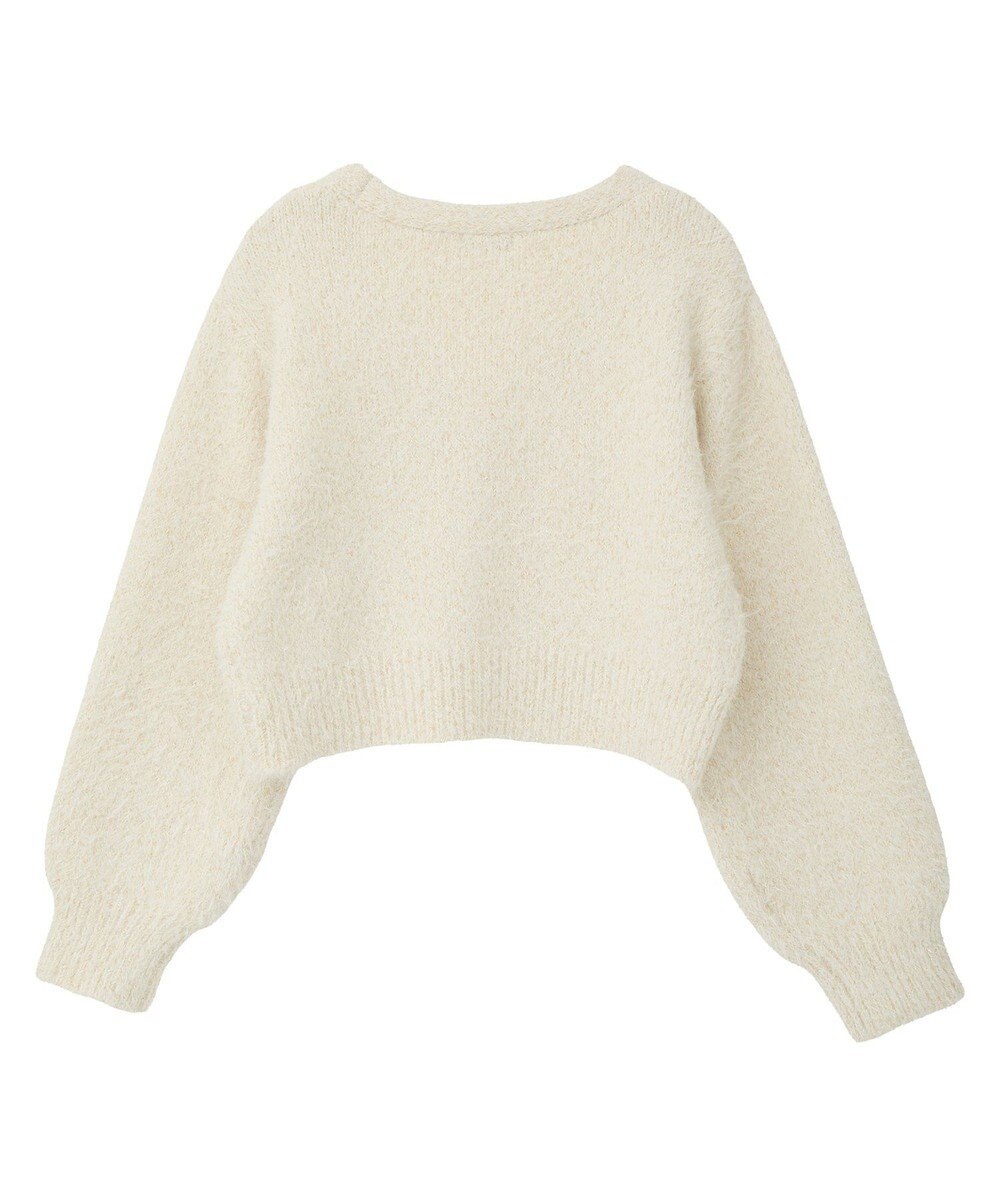 earth music&ecology ミックスカラーラメニットカーディガン 