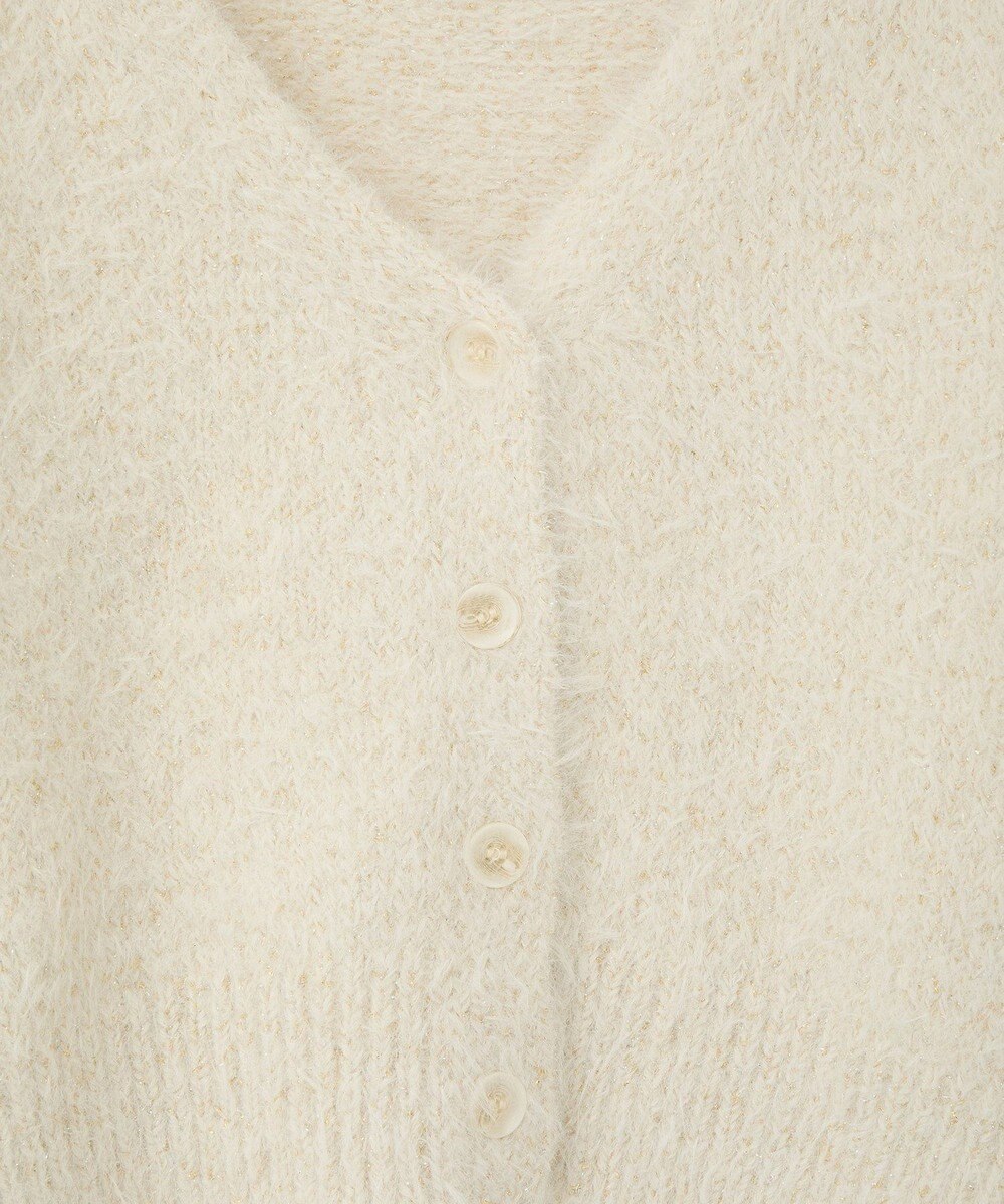 earth music&ecology ミックスカラーラメニットカーディガン 