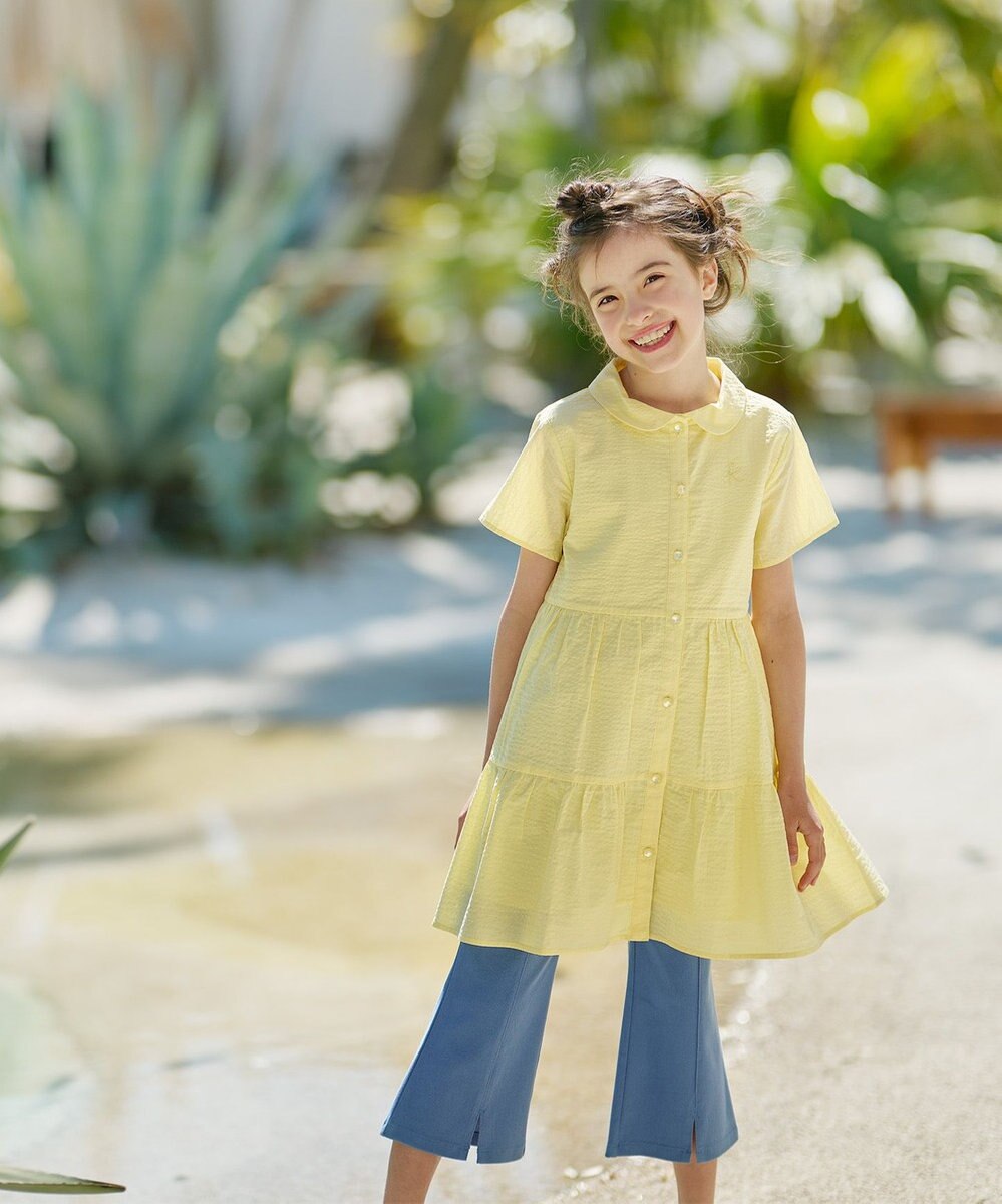 組曲 KIDS 【110-140㎝】フレアーデニムニット パンツ 