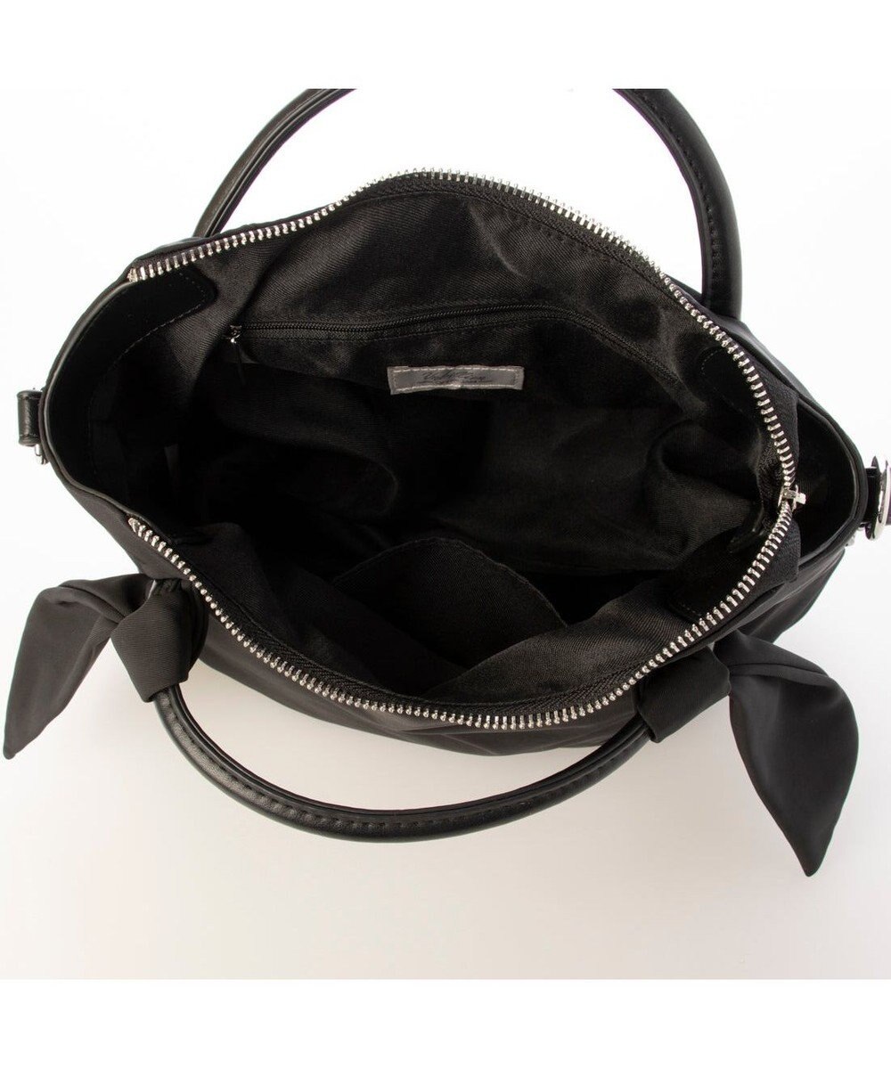 UNBILLION カシュカシュ cachecache / 下がりリボンナイロン2wayミニトートバッグ 