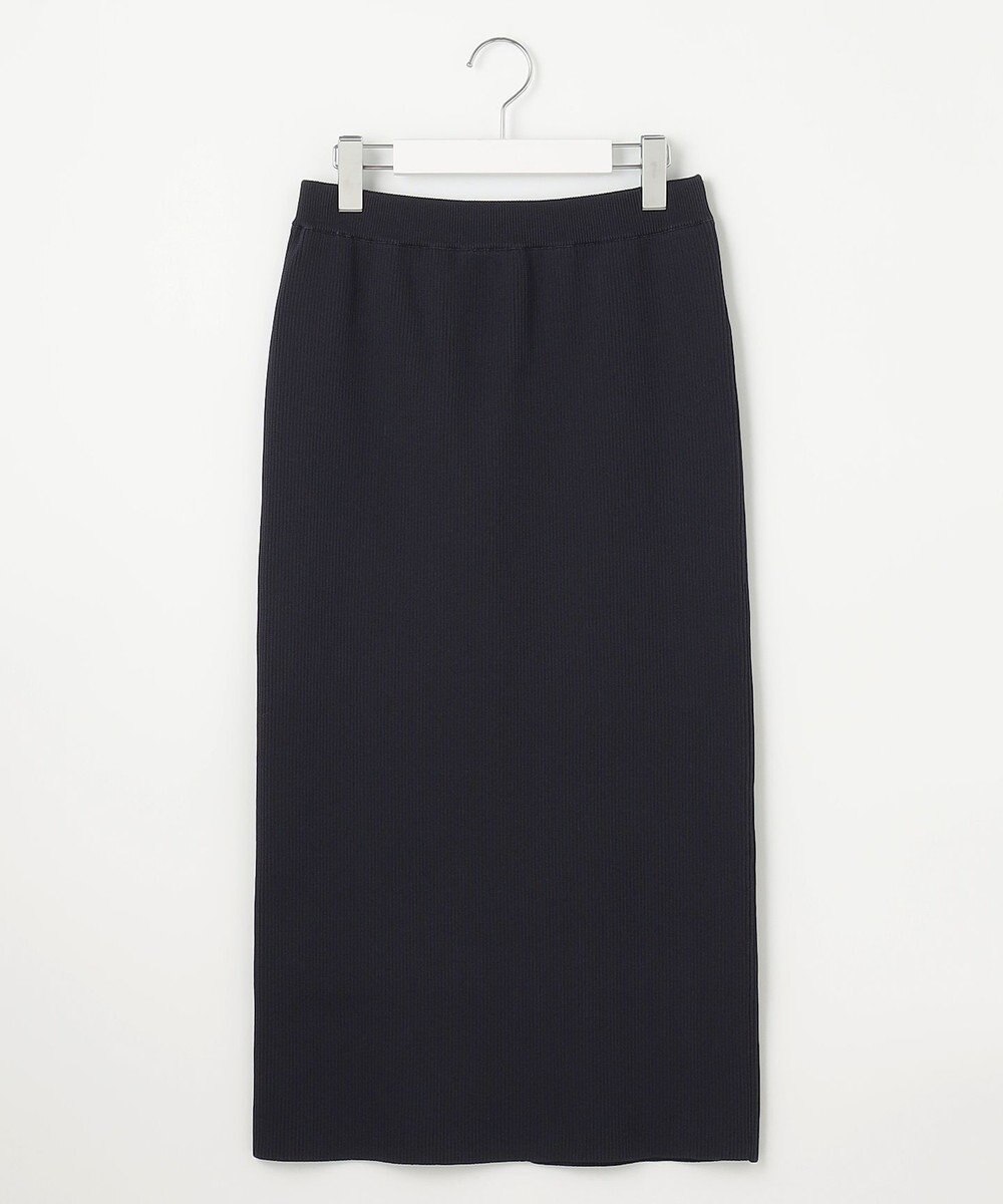 自由区 S 【洗える】リブストレッチタイト スカート 