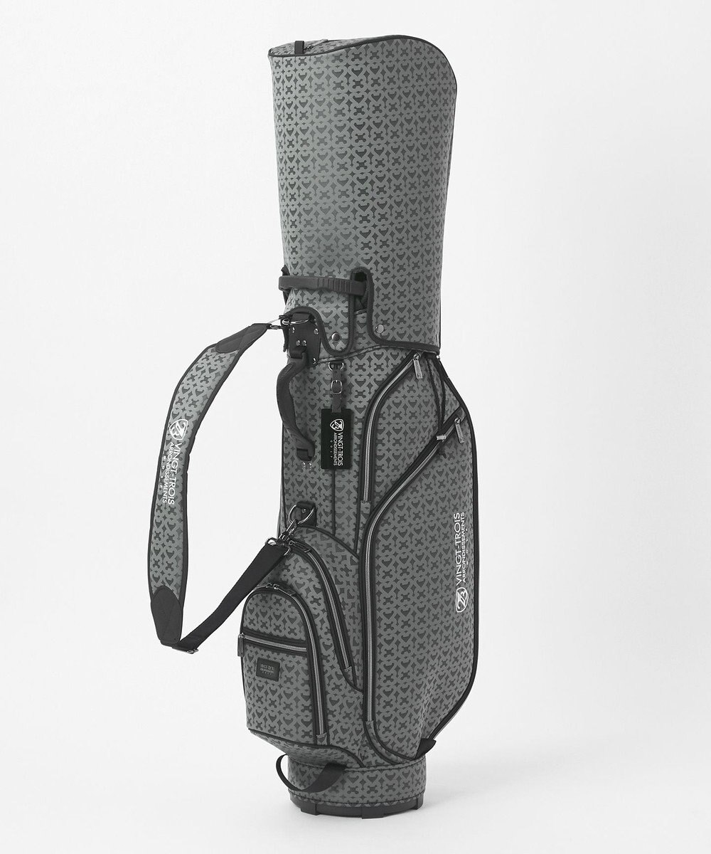 23区GOLF 【UNISEX】モノグラムライトキャディバッグ　ベテランゴルファーにもおすすめなモダンデザイン 