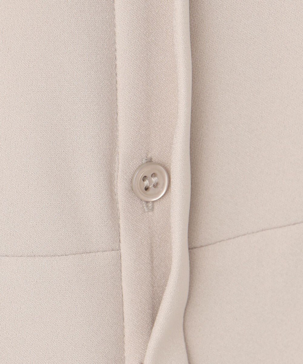 ICB 【接触冷感・UVケア・速乾・洗える】 FluidBackSatin シャツブラウス 