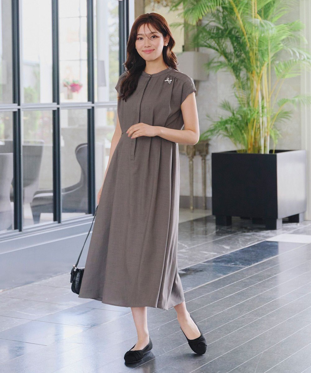 Tiaclasse 【小倉優子さん着用】リボンニットフラットパンプス 