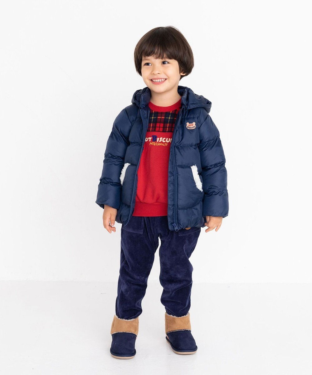 MIKI HOUSE HOT BISCUITS 【80-120cm】 高機能 グースリー素材 中綿ジャンパー 