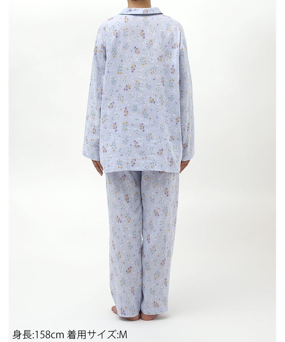 Wing パジャマ 綿100%(本体) 二重ガーゼ 長袖 長ズボン レディース EP7047 ウイング／ワコール 