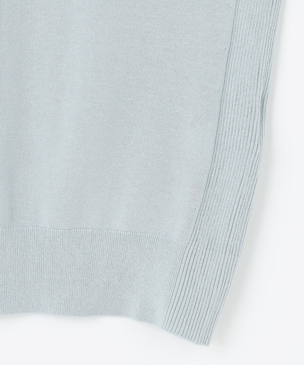 J.PRESS LADIES 【洗える・抗菌防臭】コットンアセテート クルーネック カーディガン 