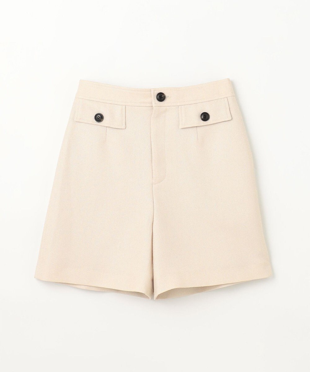 GRACE CONTINENTAL リネンタッチハーフパンツ 