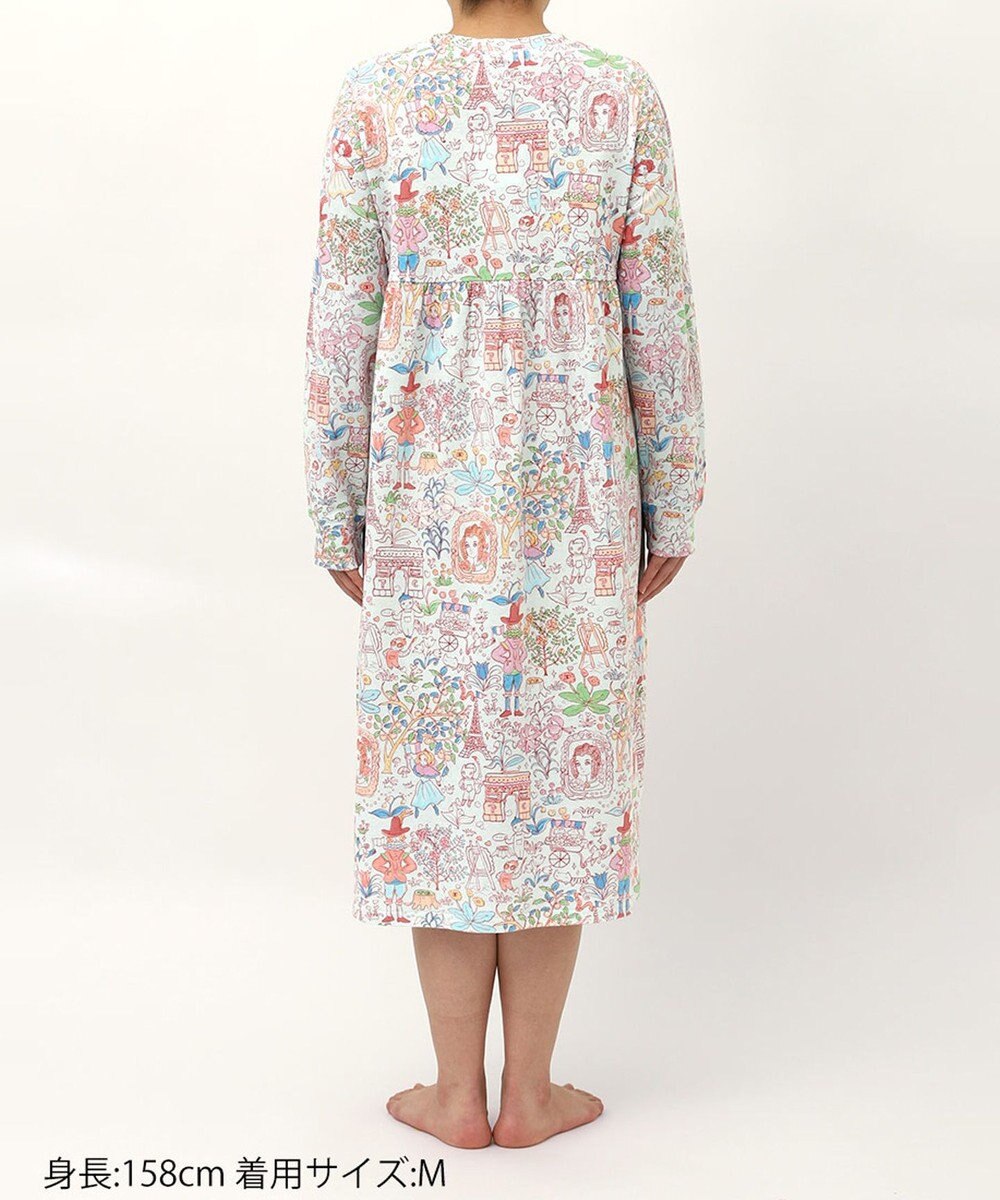 tsumori chisato SLEEP ツモリチサト ワンピース 長袖 ルームウェア 綿混(本体) レディース UNX582 /ワコール 