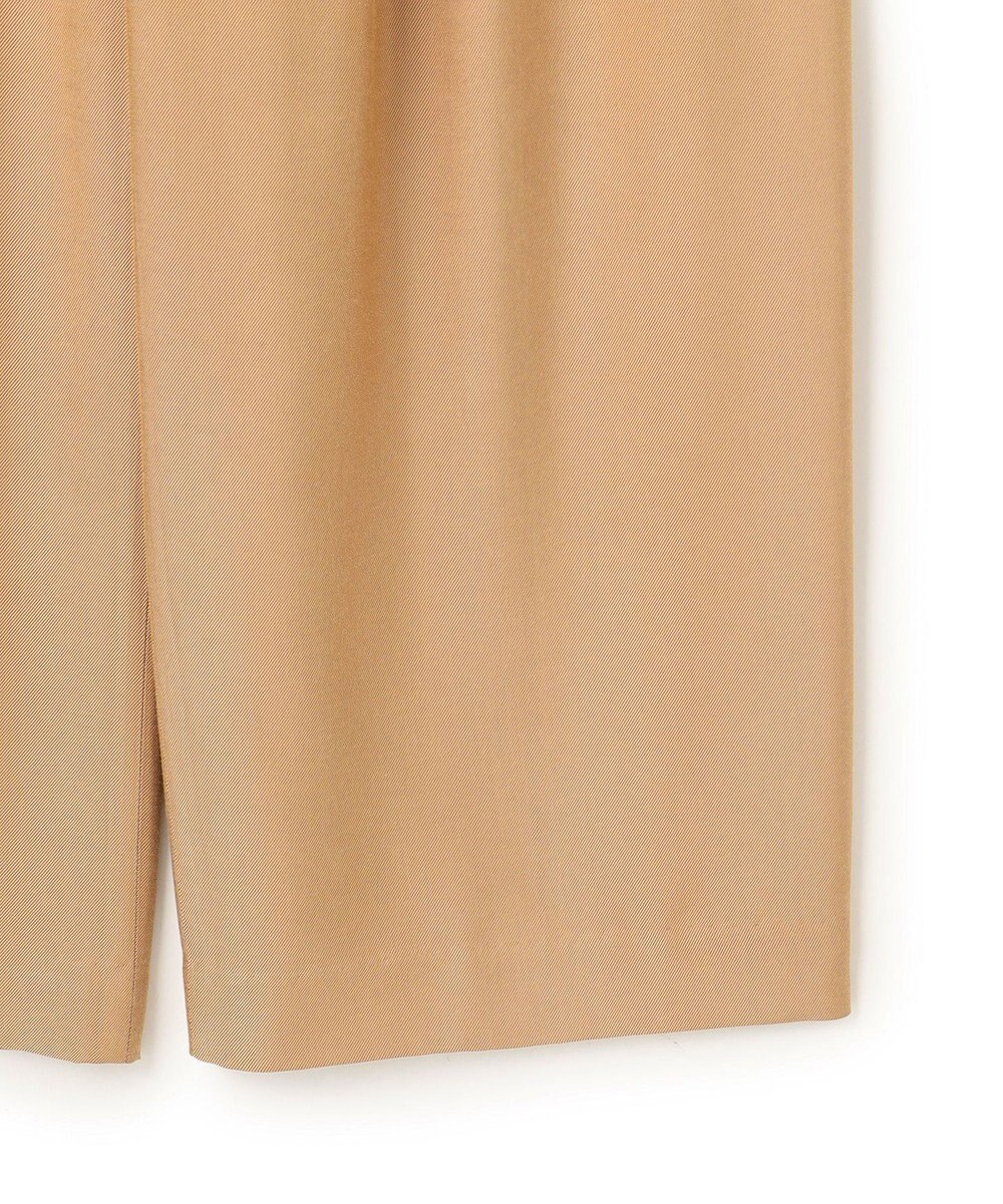 BEIGE， 【Oggi 10月号掲載】COBURN / シルク混2タックカーヴィーワイドパンツ 