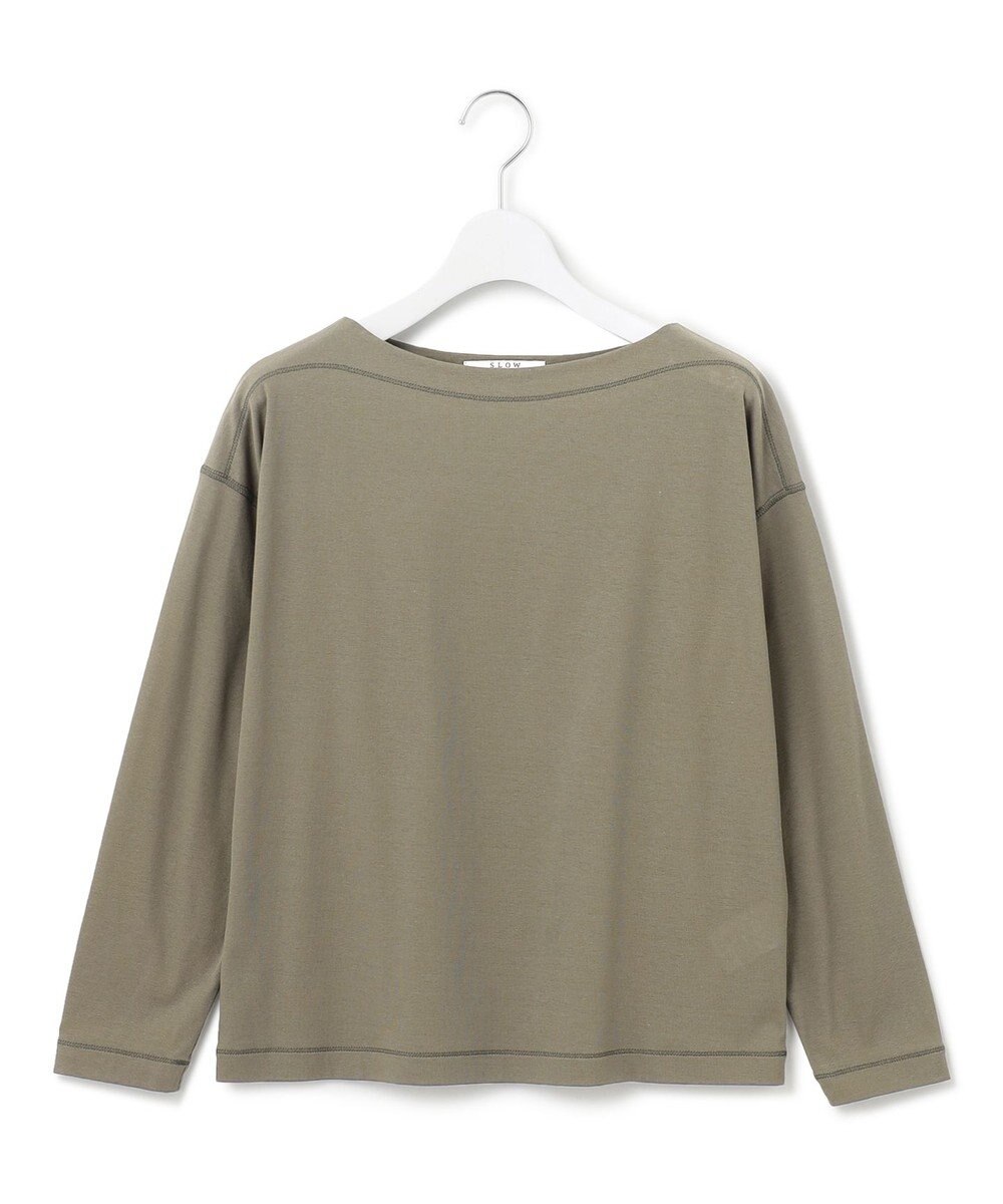 23区 【SLOW/一部店舗限定】ツイステッドシアジャージー カットソー 