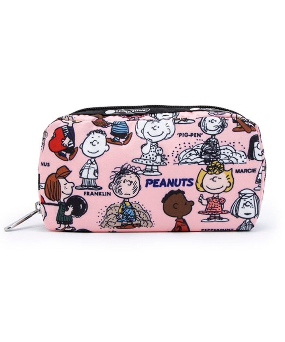 LeSportsac RECTANGULAR COSMETIC/ピーナッツギャングピンク ピーナッツギャングピンク