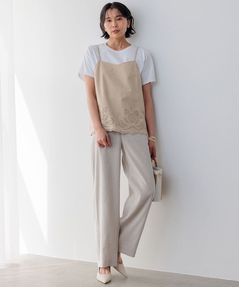 23区 L 【洗える】ALBINIコーコラン シャツテール Tシャツ 