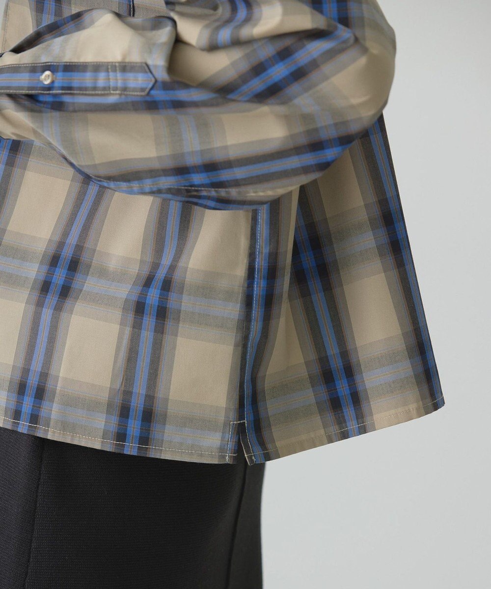 AMERICAN HOLIC イージーケアショート丈チェックシャツ 