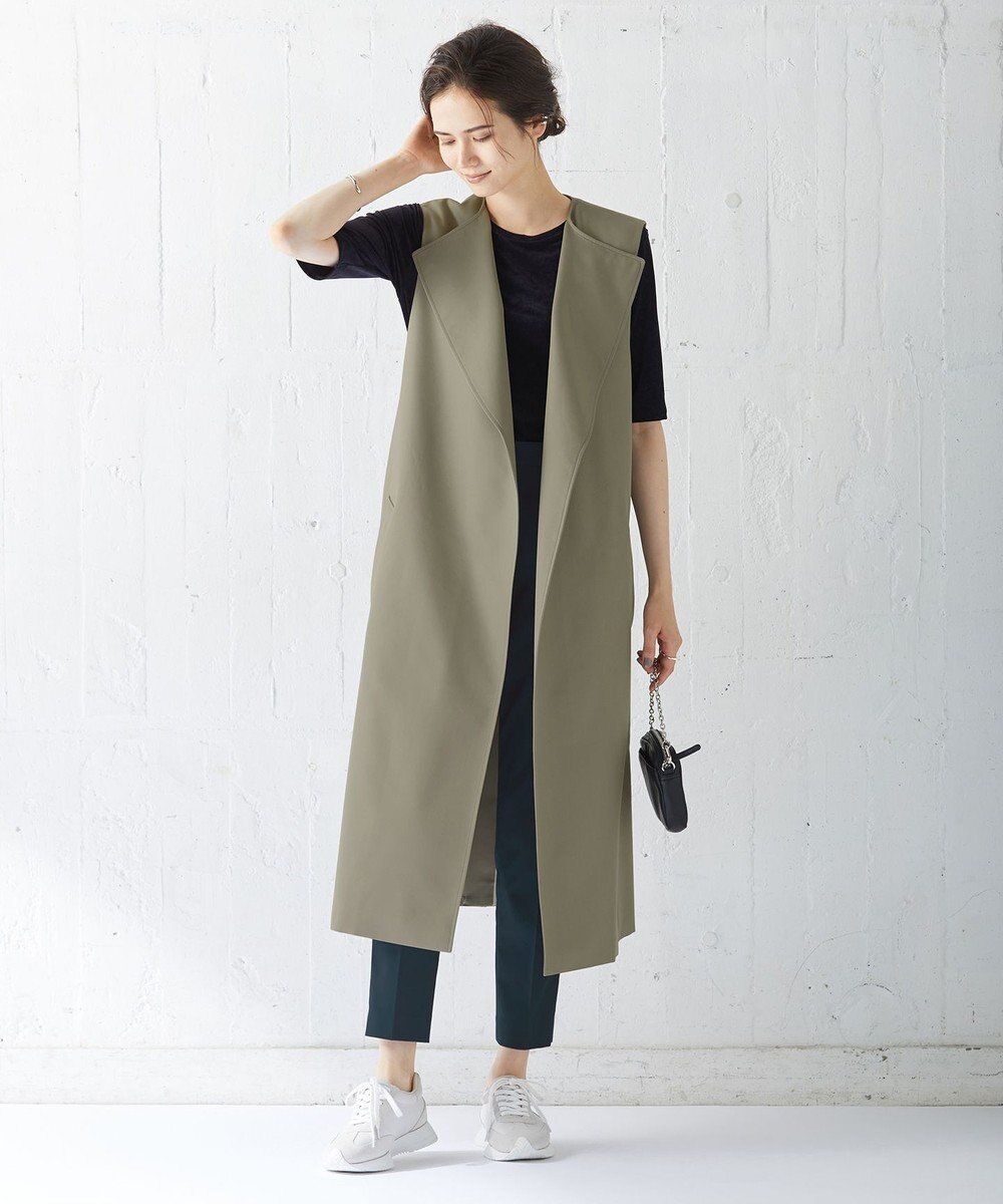 ICB L T/Cシャンブレーツイル 3WAYコート 