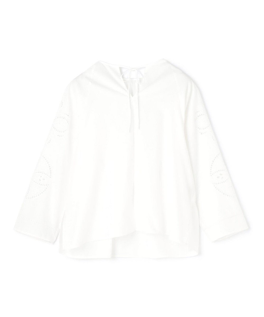 UNFILO L エンブロイダリー ブラウス 
