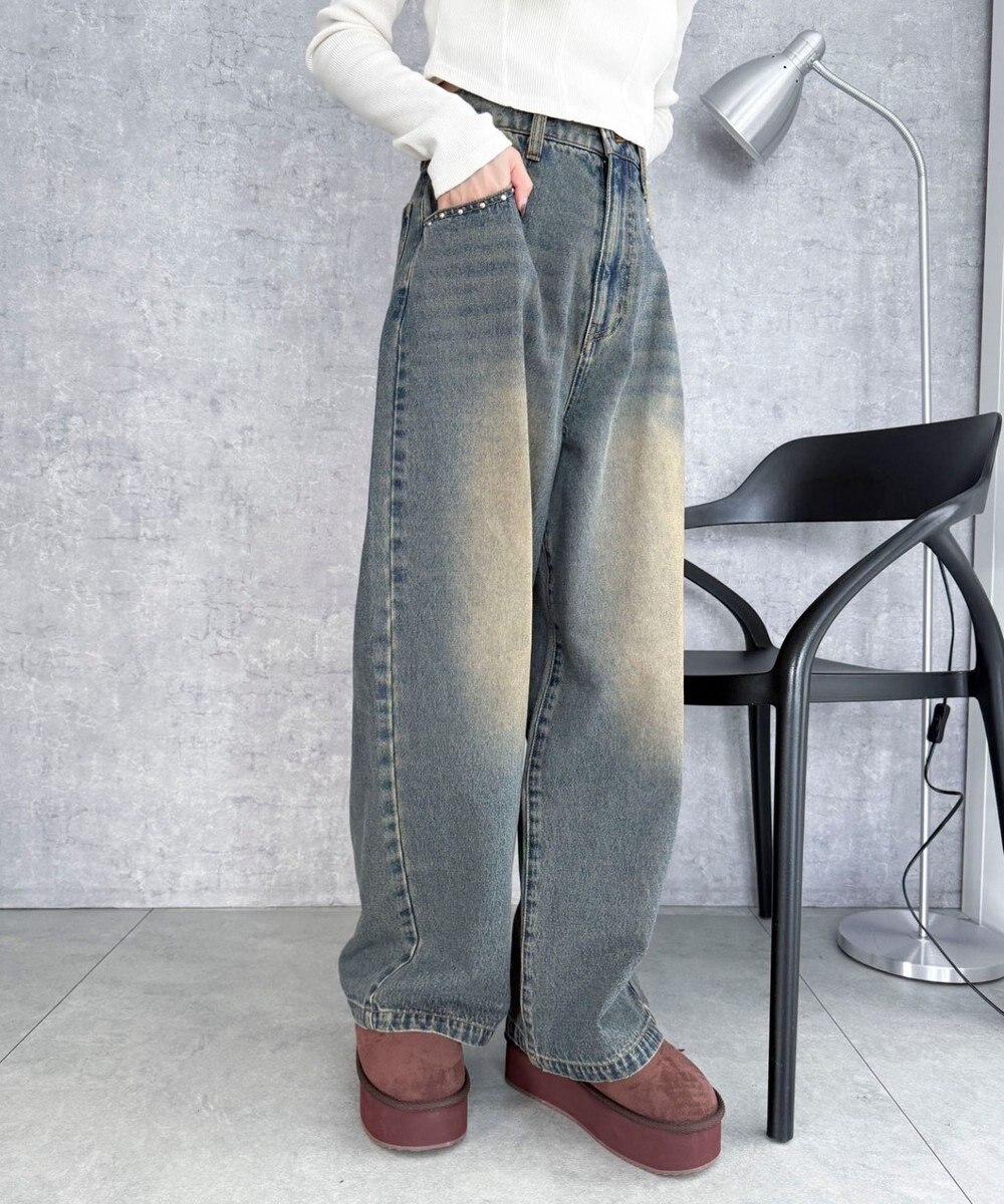 WEGO 【25年秋冬新作/あったかブーツ】厚底ムートンタッチブーツ 