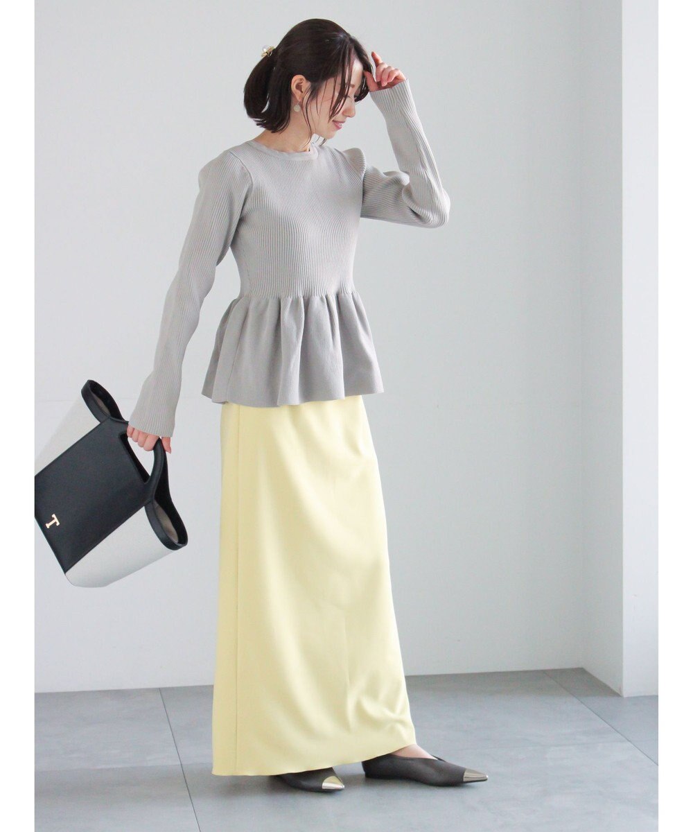 Te chichi ストレッチジョーゼットナロースカート《2026 spring catalog item》 