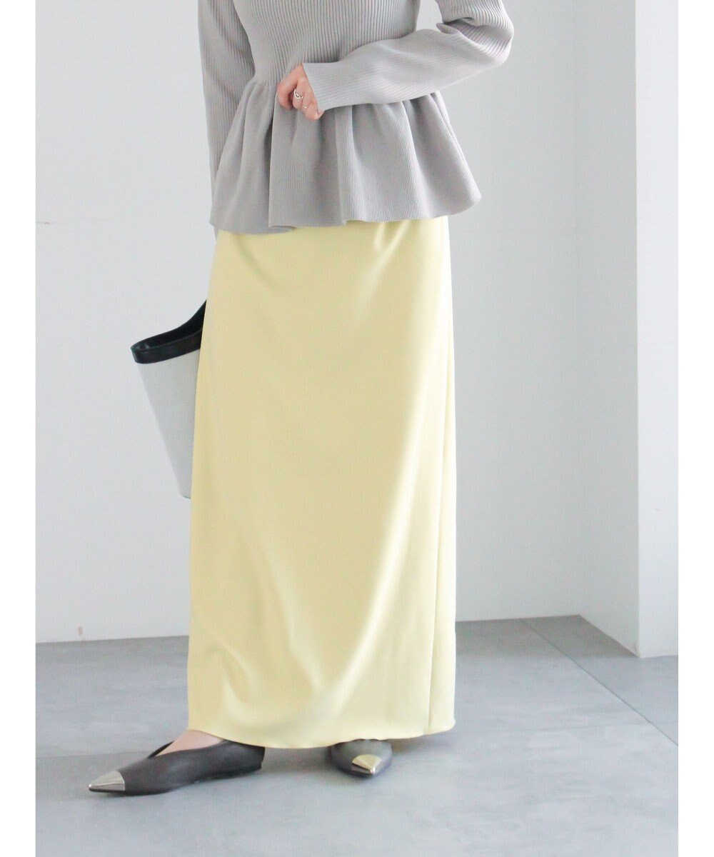 Te chichi ストレッチジョーゼットナロースカート《2026 spring catalog item》 