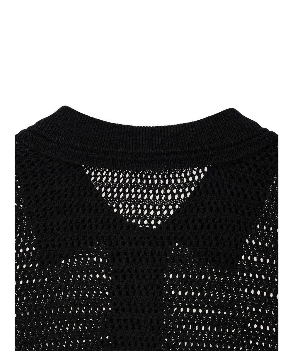 earth music&ecology ラインポロニットプルオーバー 