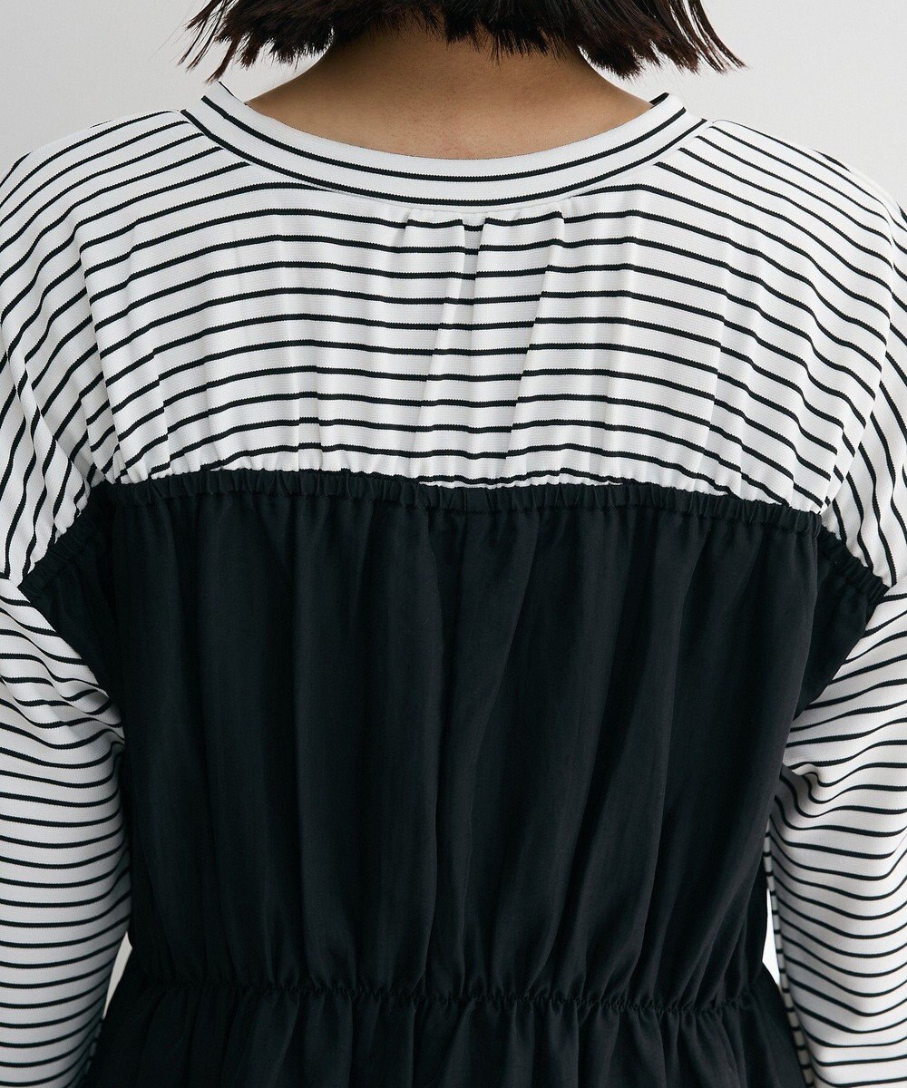 Green Parks シャーリングドッキングワンピース 