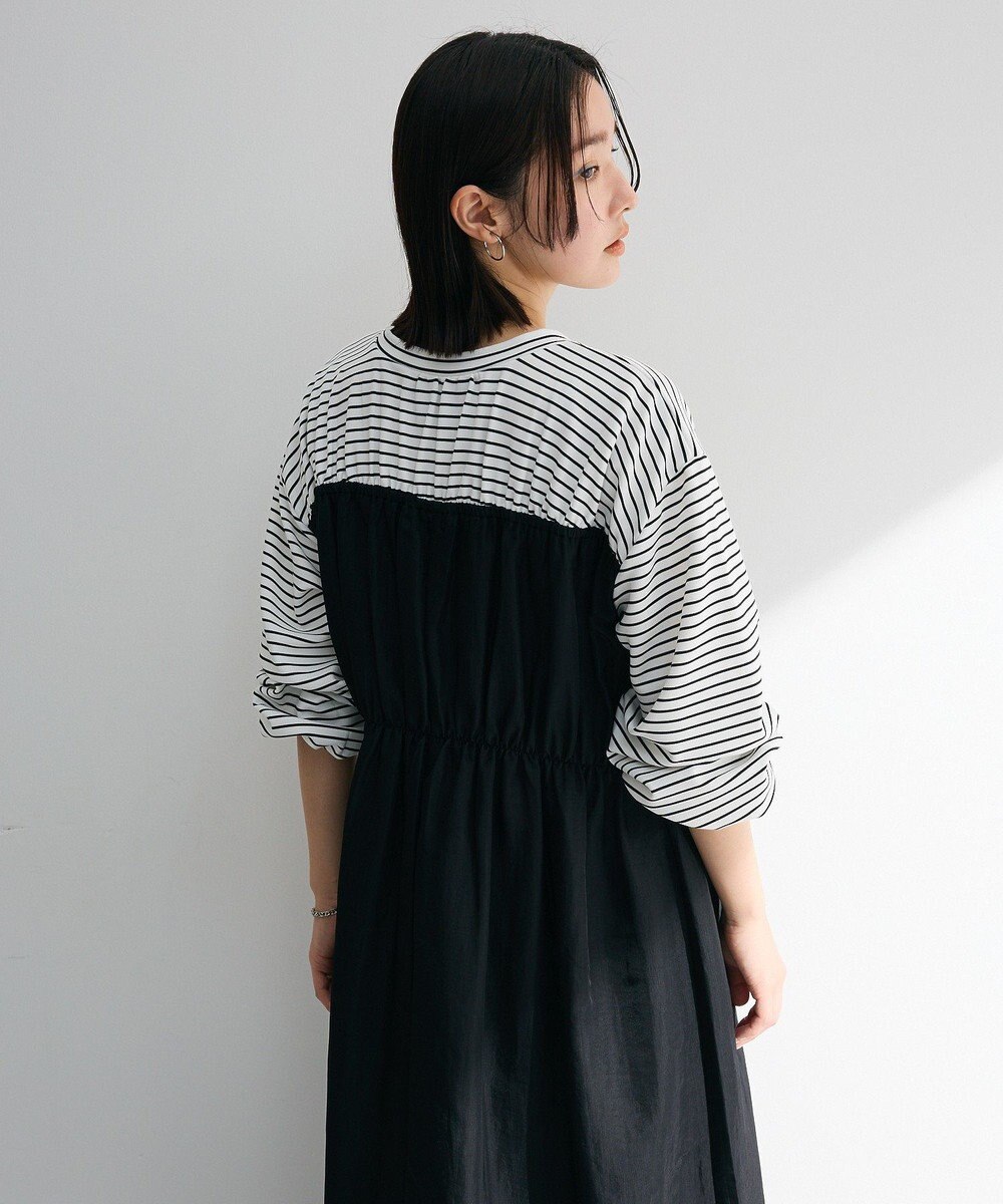 Green Parks シャーリングドッキングワンピース 