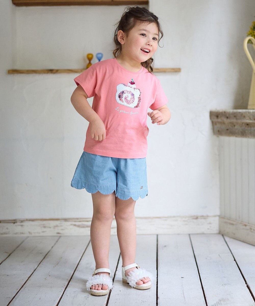 ANY KIDS ミラクルスパンコールTシャツ 