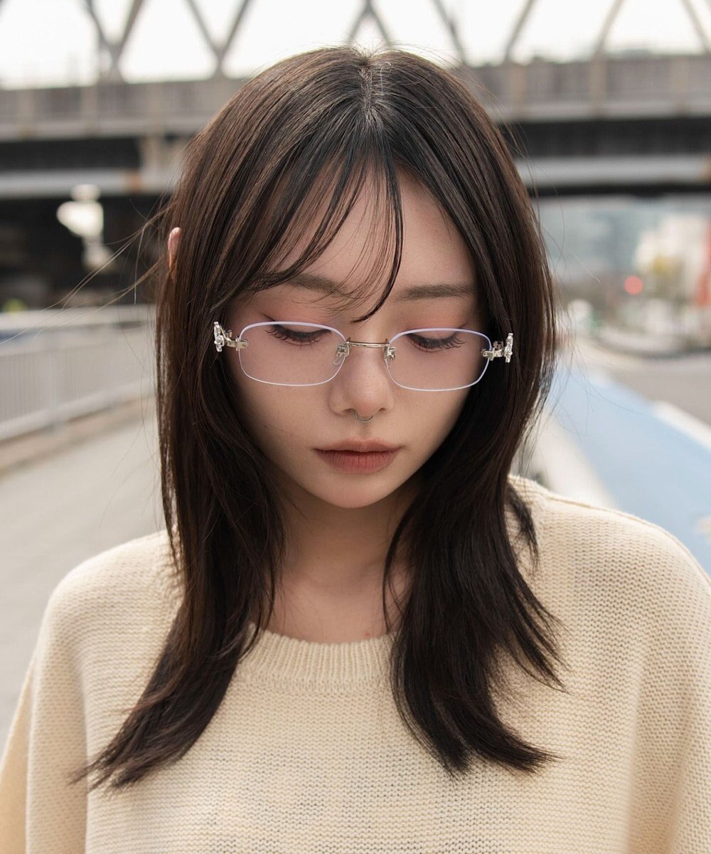 WEGO チャームリムレスアイウェア 