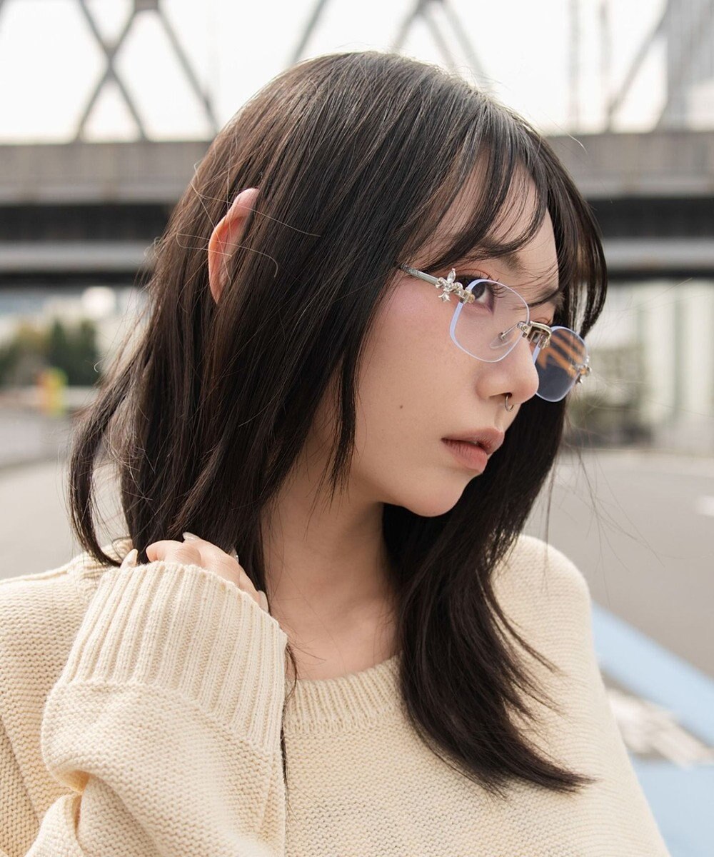 WEGO チャームリムレスアイウェア 