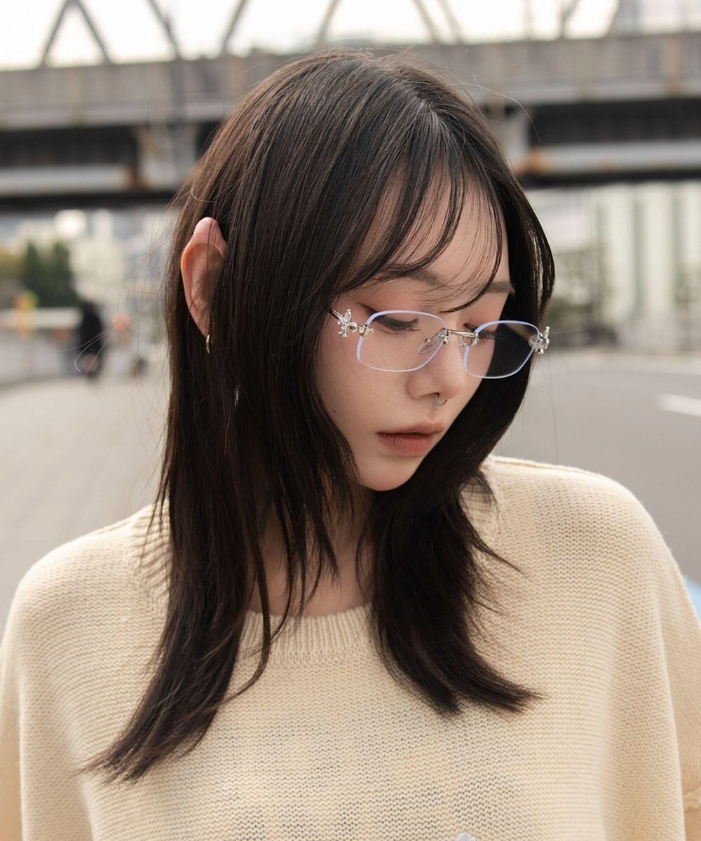 WEGO チャームリムレスアイウェア 