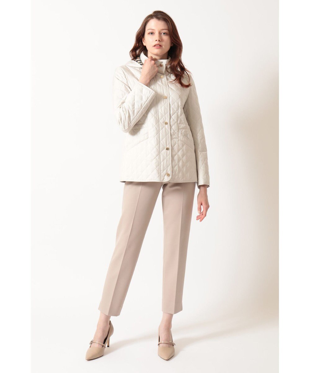 DAKS ライトウェイト フーデッドキルティングブルゾン 