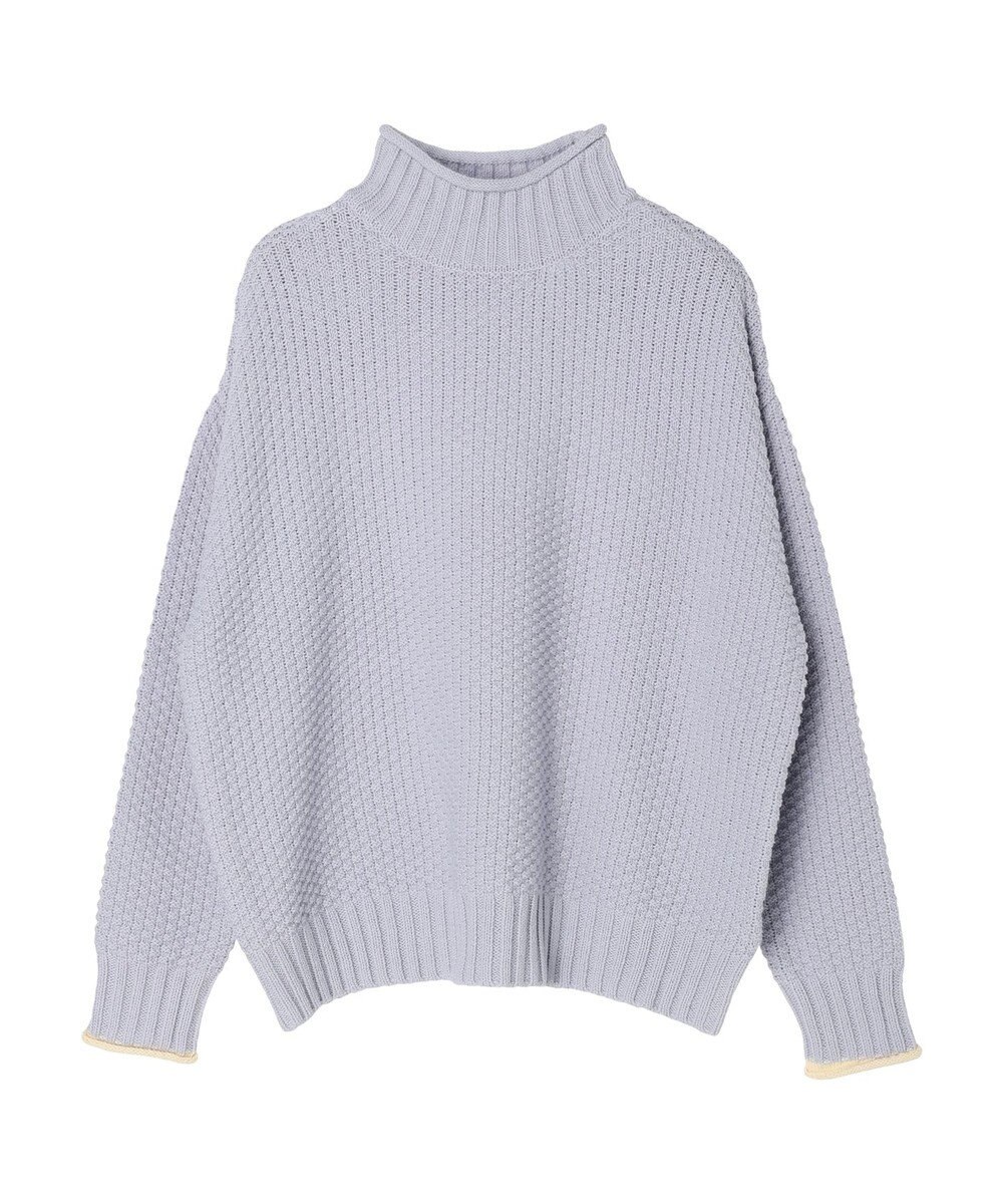 Green Parks 袖ラインカノコ編みニットプルオーバー 