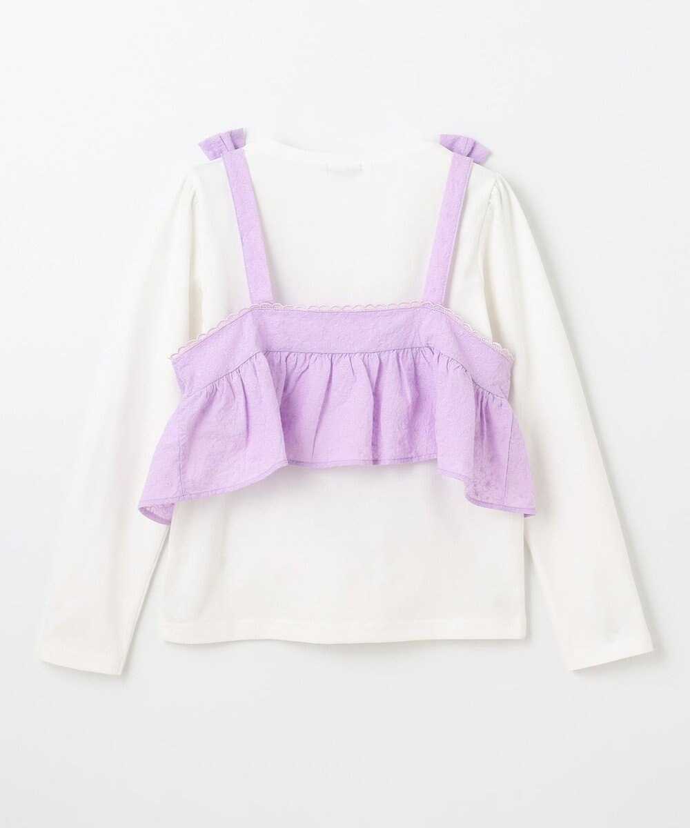 ANY KIDS キャミソール付き 長袖Tシャツ 