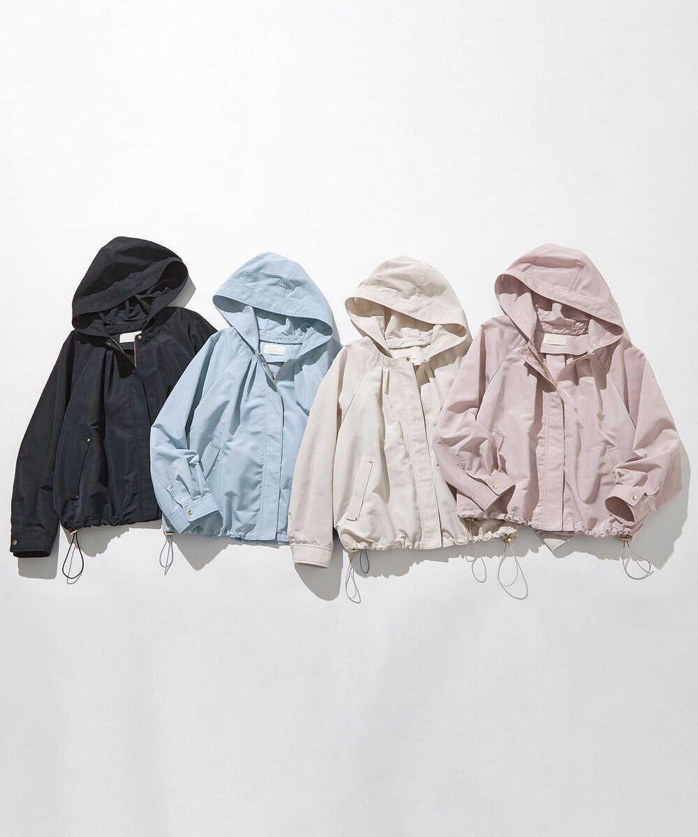 ANY SIS S 【撥水・UVカット・花粉ガード】2WAYラグランフーディ ブルゾン 