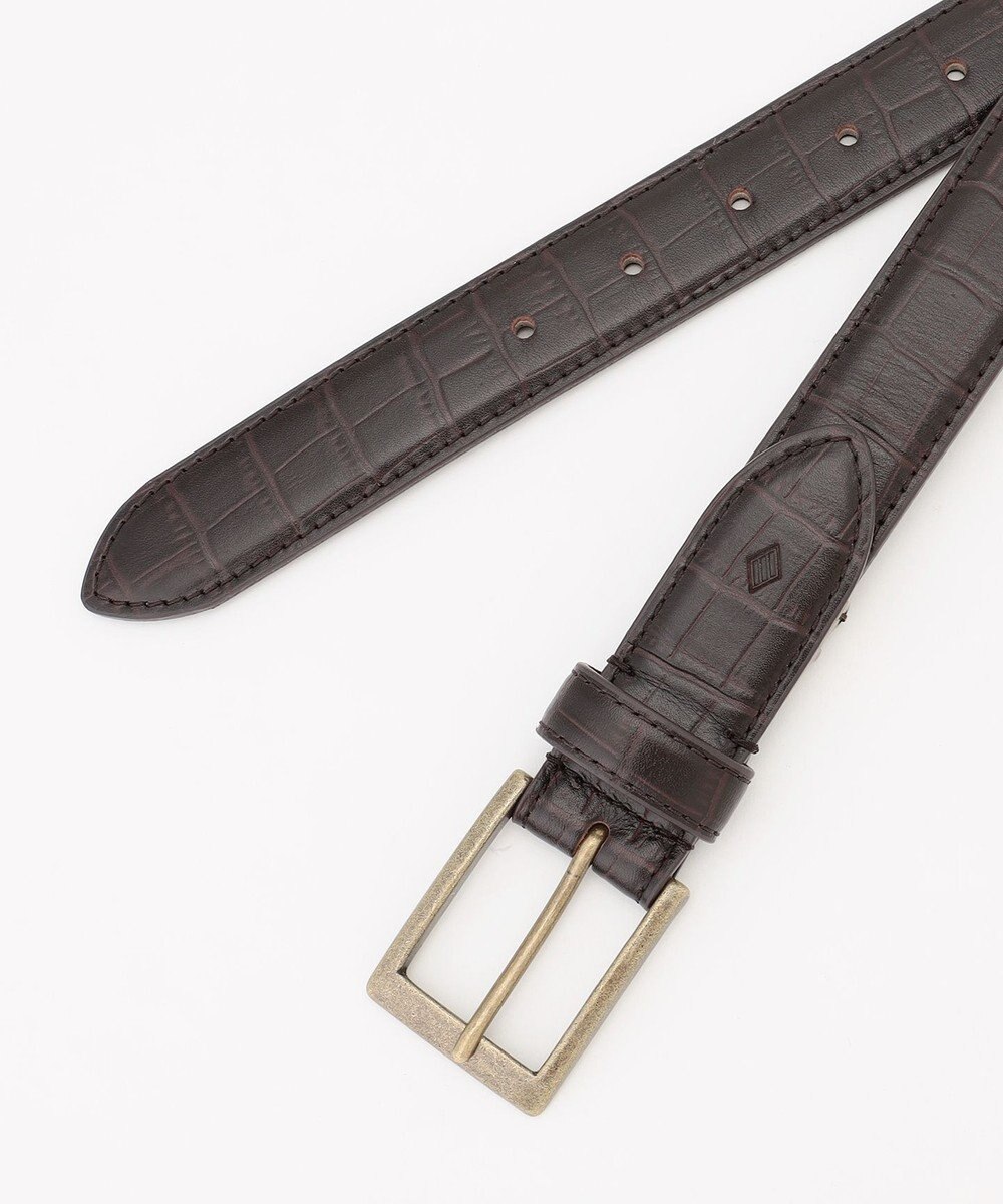 JOSEPH ABBOUD 【日本製】シャイニークロコ ベルト 