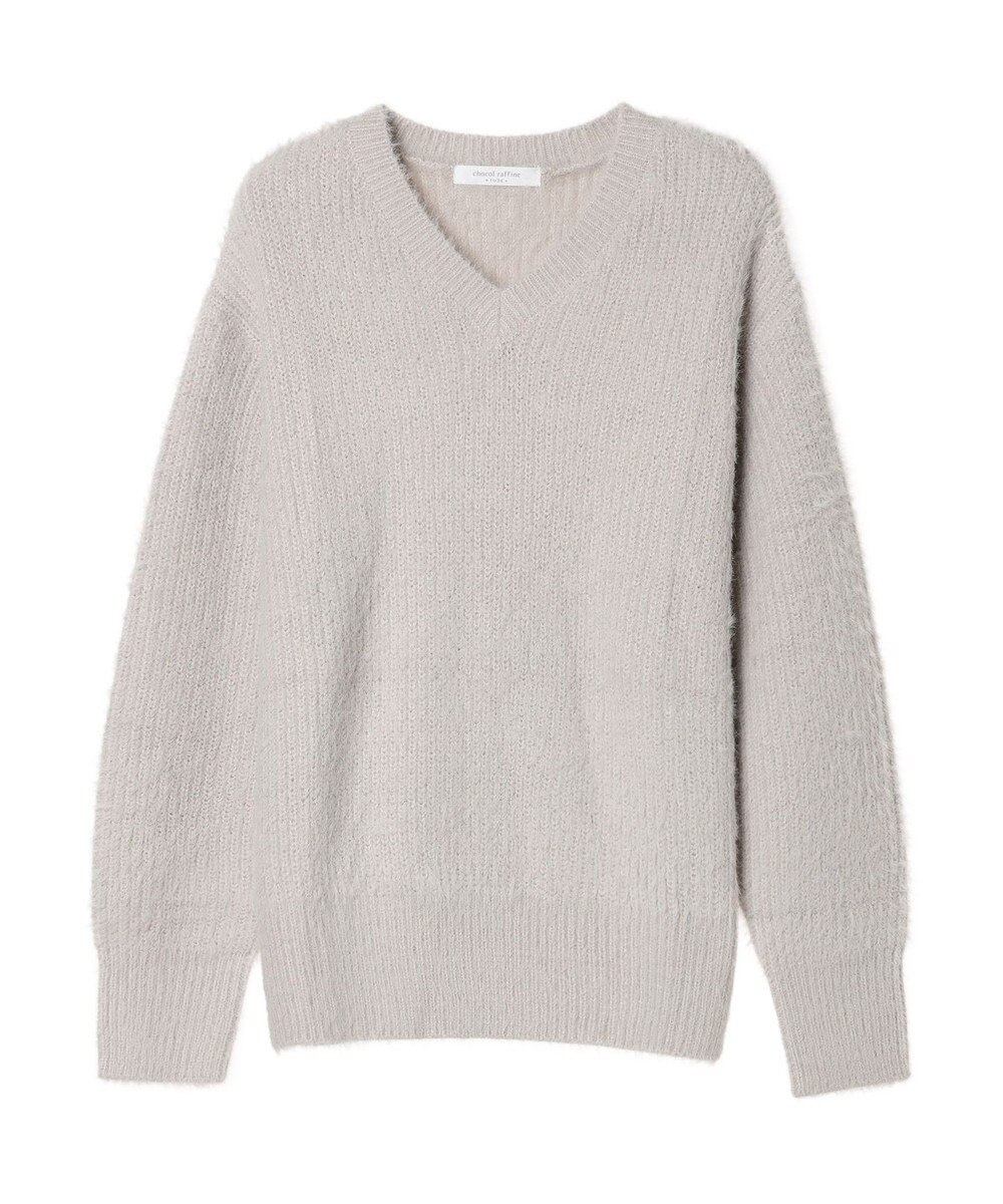 Green Parks フェザーＶネックニットプルオーバー 