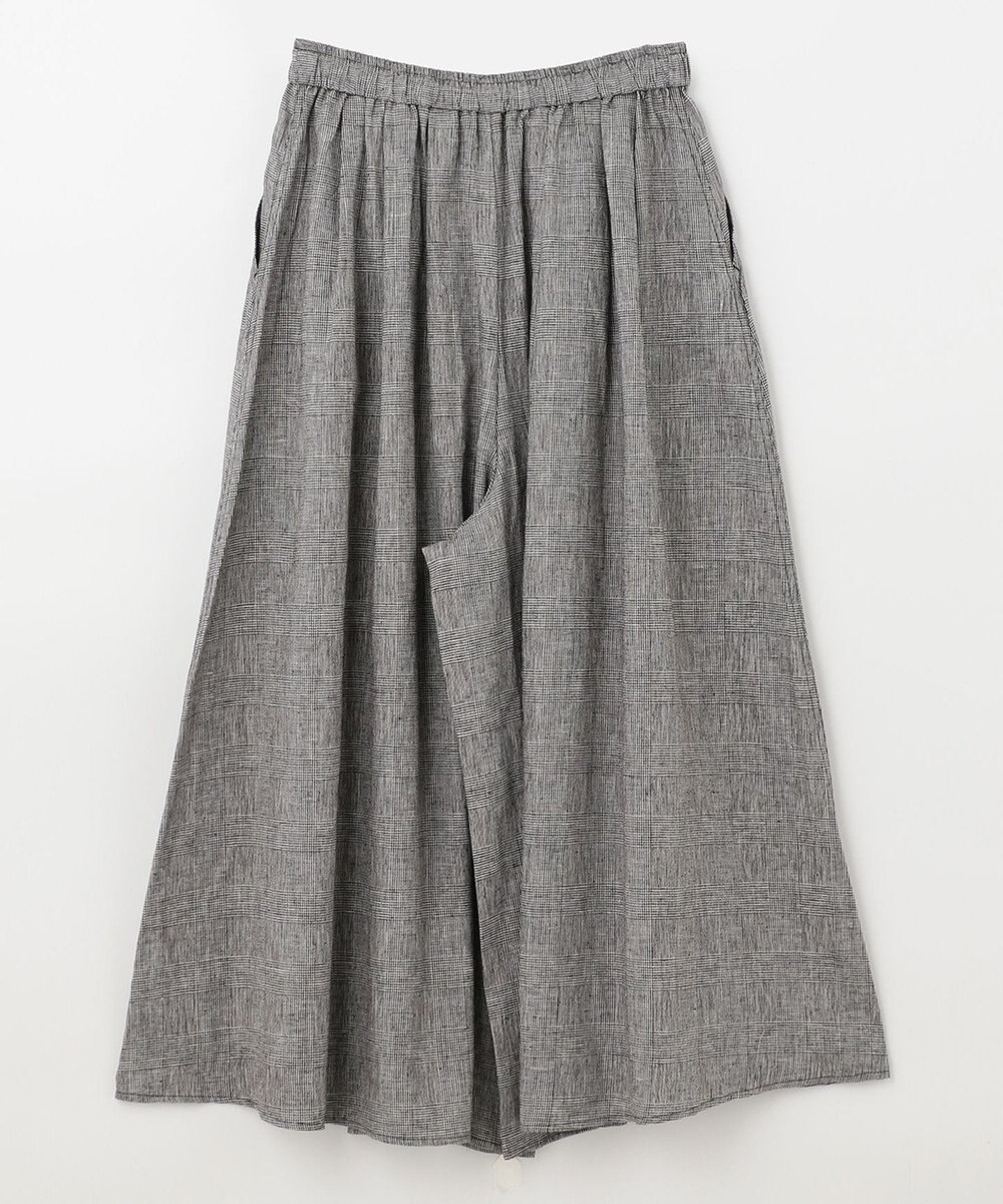 ANY 【接触冷感・UVケア】清涼リネン ガウチョパンツ 