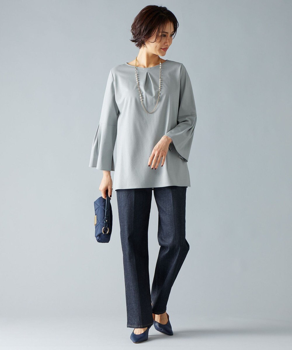 自由区 S 【洗える】エッセンシャルポンチクルーネック カットソー 