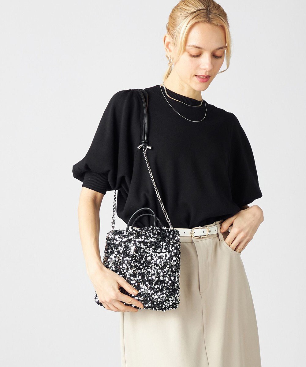 LA BAGAGERIE 【MONICA】スパンコール2WAYミニトート 