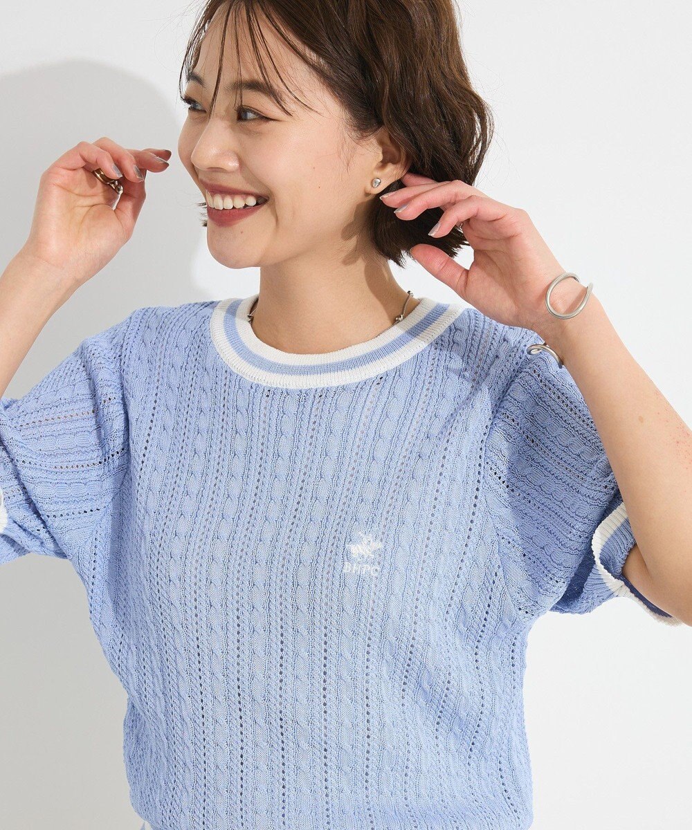 CRAFT STANDARD BOUTIQUE 別注/BHPC 刺繍ケーブル編みニット 