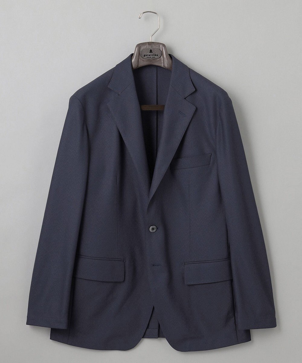 GOTAIRIKU 【通気性/ストレッチ/洗える】エアレースジャケット_ヘリンボーン柄 