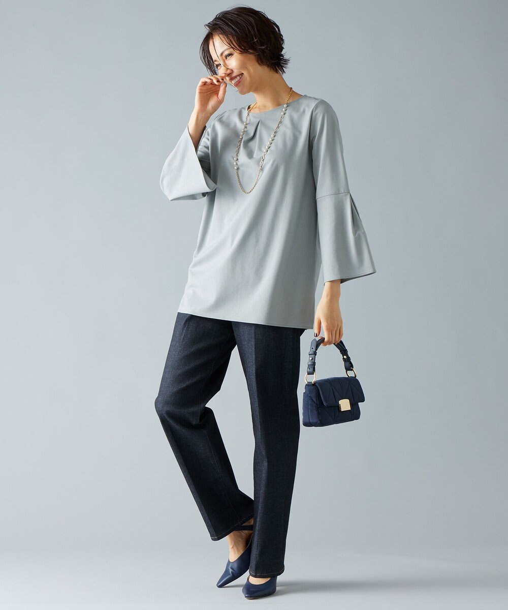 自由区 S 【洗える】エッセンシャルポンチクルーネック カットソー 