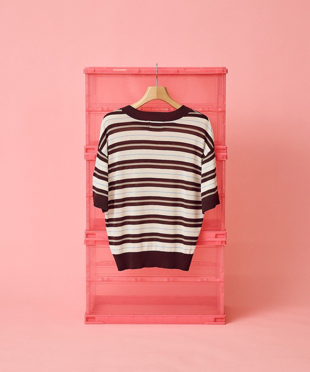 AMERICAN HOLIC 【PENNEY'S】レトロボーダー半袖ニット 